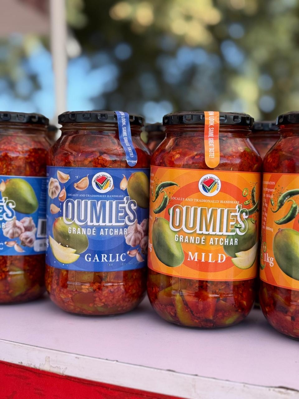 Oumie's Grande handmade atchar jars